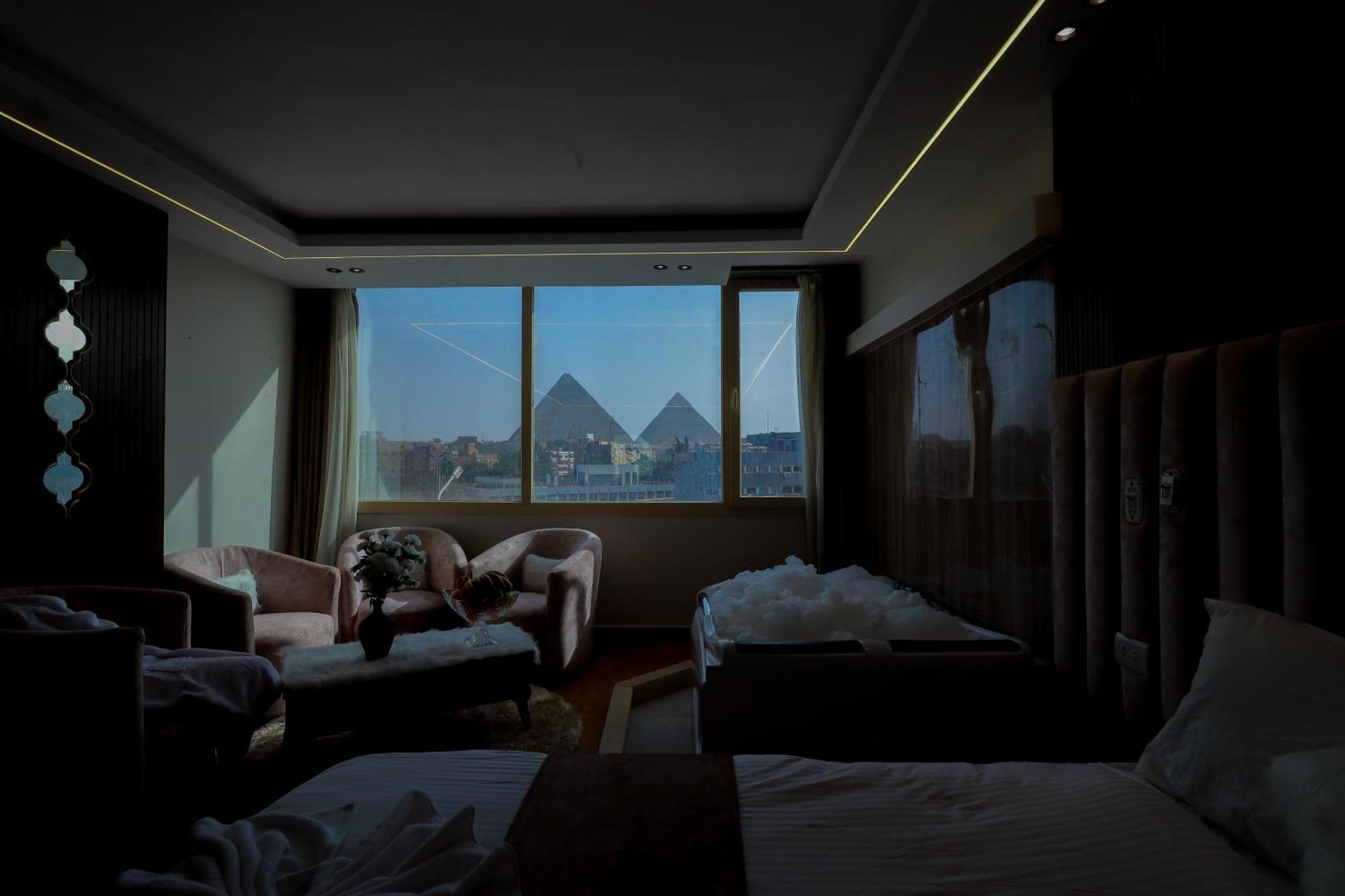 The Muse Pyramids Inn Kafrat al Jabal Екстер'єр фото