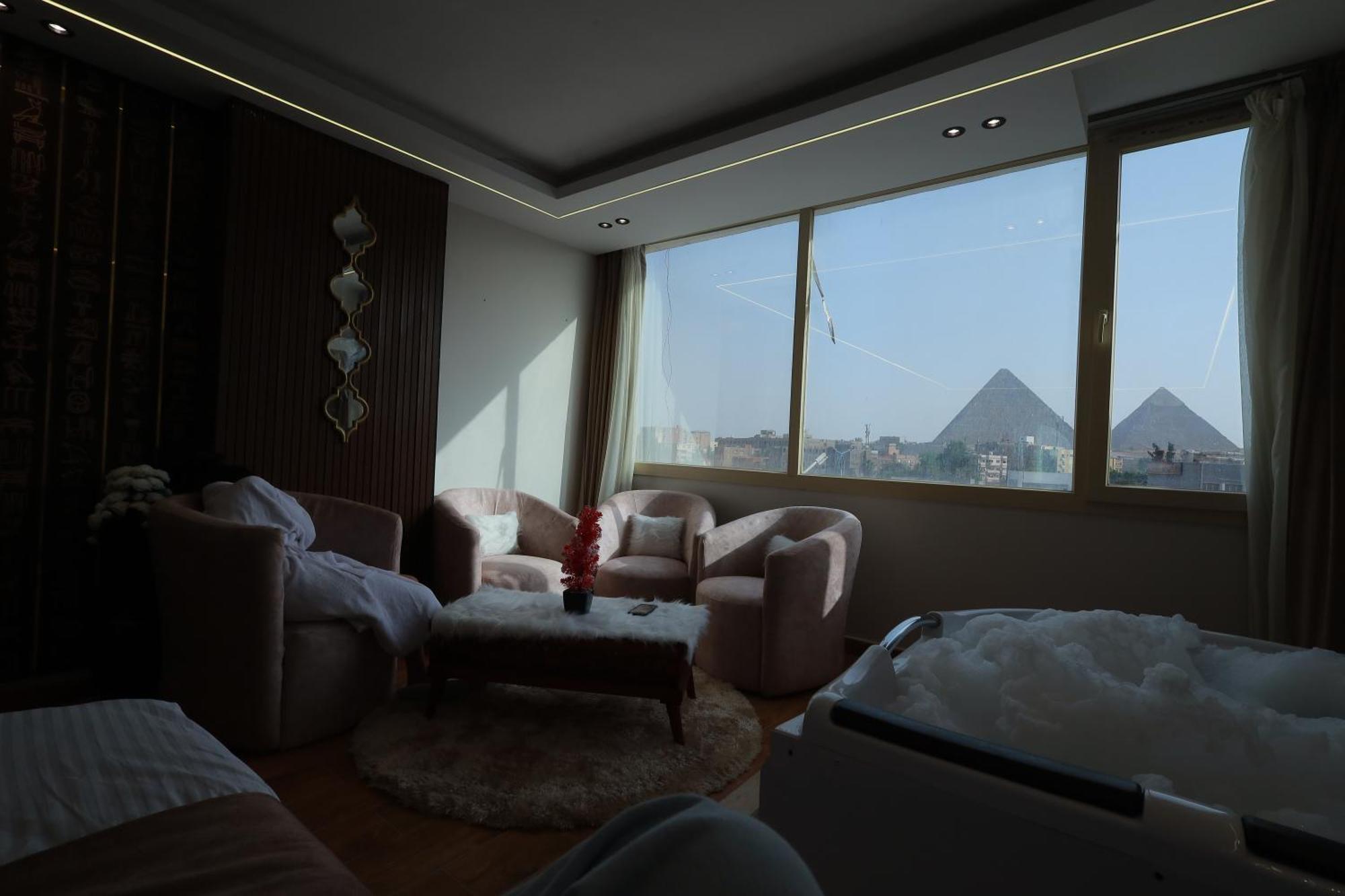The Muse Pyramids Inn Kafrat al Jabal Екстер'єр фото