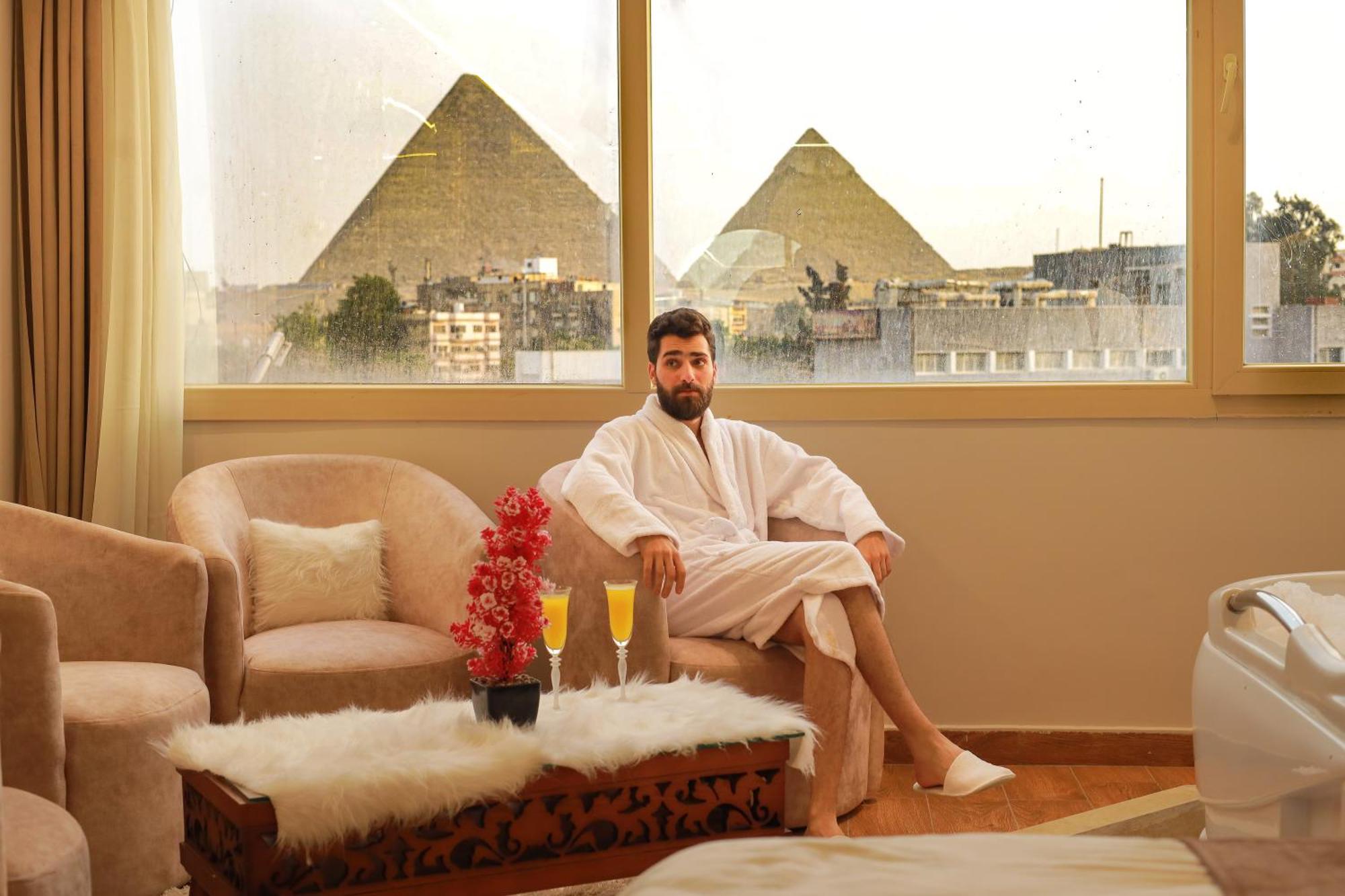 The Muse Pyramids Inn Kafrat al Jabal Екстер'єр фото