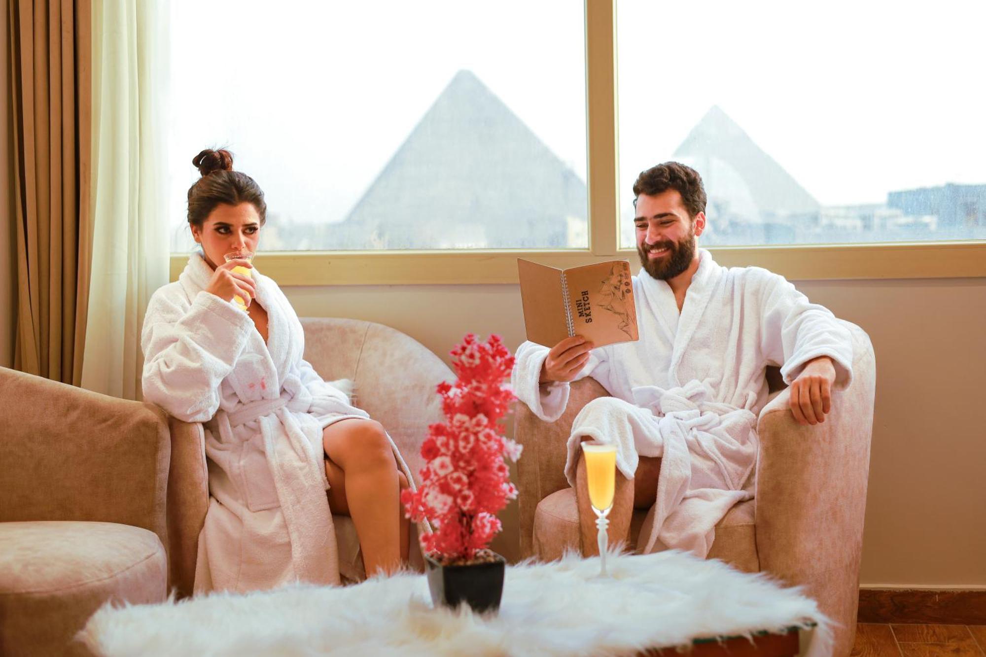 The Muse Pyramids Inn Kafrat al Jabal Екстер'єр фото